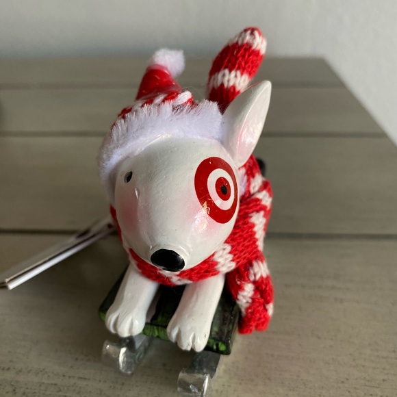 Target bullseye Christmas Ornament 2022 bullseye sledding ornament - Picture 2 of 4